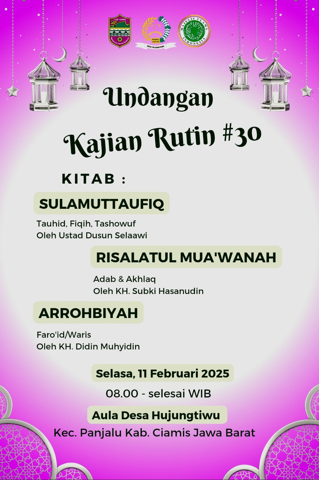 Kajian Rutin "Ngaos Kitab"